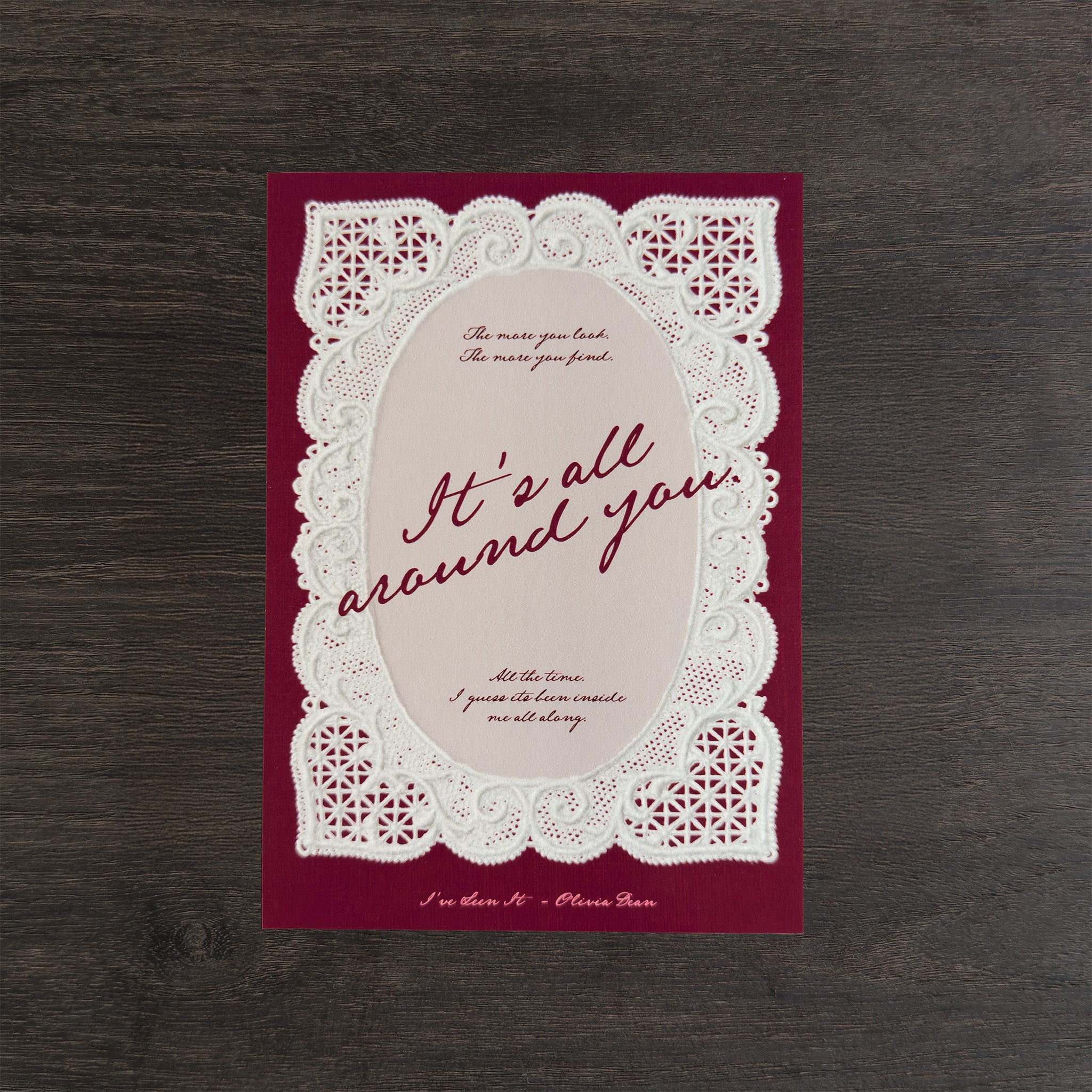 It’s All Around You — Print